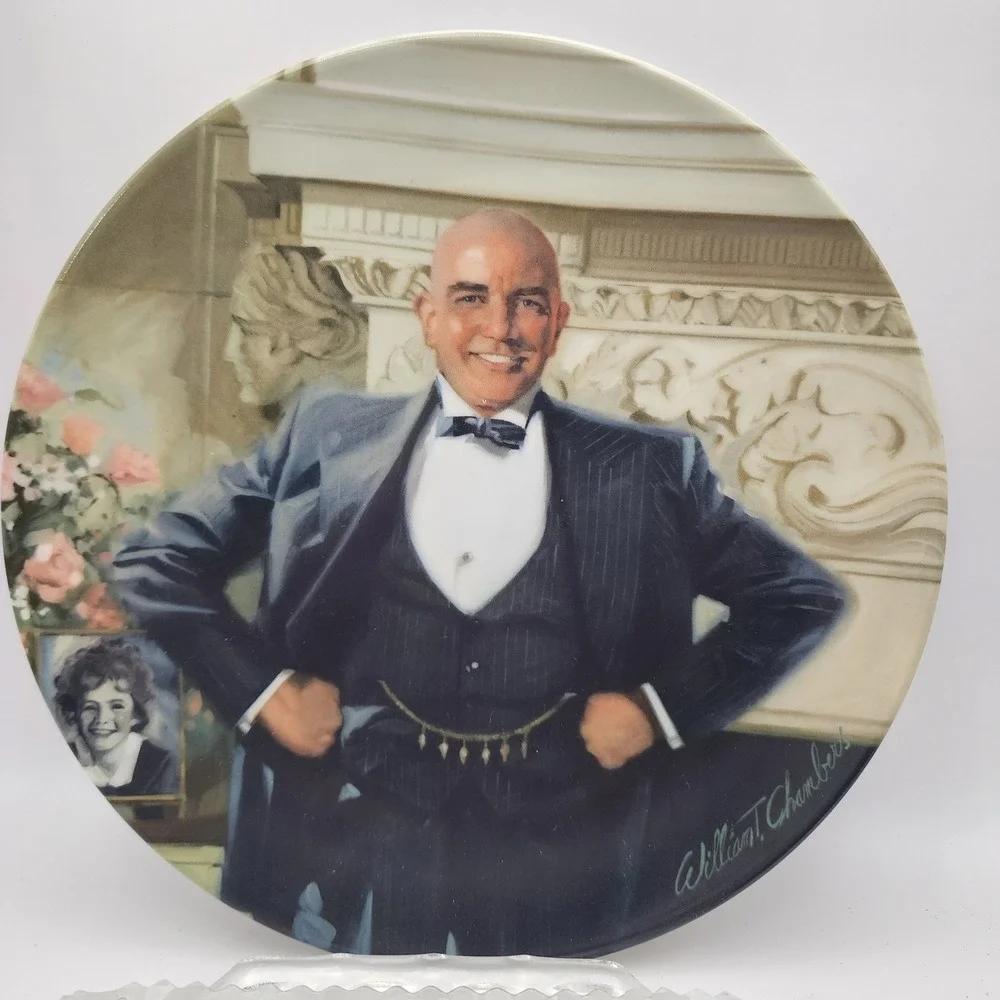 Knowles Daddy Warbucks Annie Collector Plate William Chambers 1982 Limited Ed